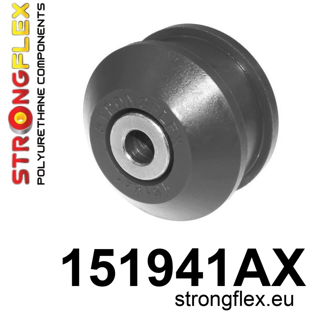 Strongflex Renault Clio Vooras draagarm achterste rubber SPORT ZWART – 151941AX