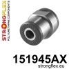 Strongflex Renault 5 / Rapid Voorste draagarmrubber SPORT ZWART – 151945AX