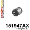Strongflex Renault Mégane Vooras draagarm achterste rubber 58mm SPORT ZWART – 151947AX
