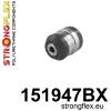 Strongflex Renault Mégane Vooras draagarm achterste rubber 58mm ZWART – 151947BX