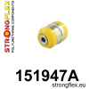 Strongflex Renault Mégane Vooras draagarm achterste rubber 58mm SPORT – 151947A
