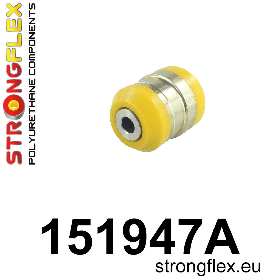 Strongflex Renault Mégane Vooras draagarm achterste rubber 58mm SPORT – 151947A 1 Strongflex Renault Mégane Vooras draagarm achterste rubber 58mm SPORT – 151947A