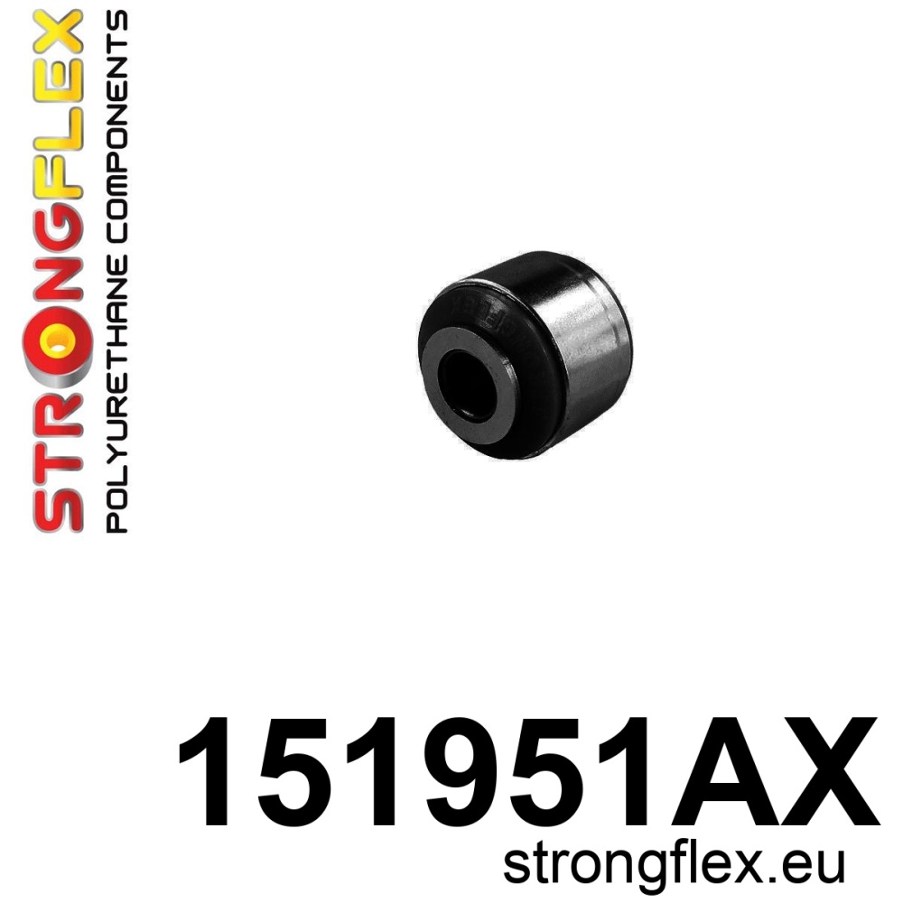 Strongflex Renault Mégane Vooras draagarm rubber voor SPORT ZWART – 151951AX