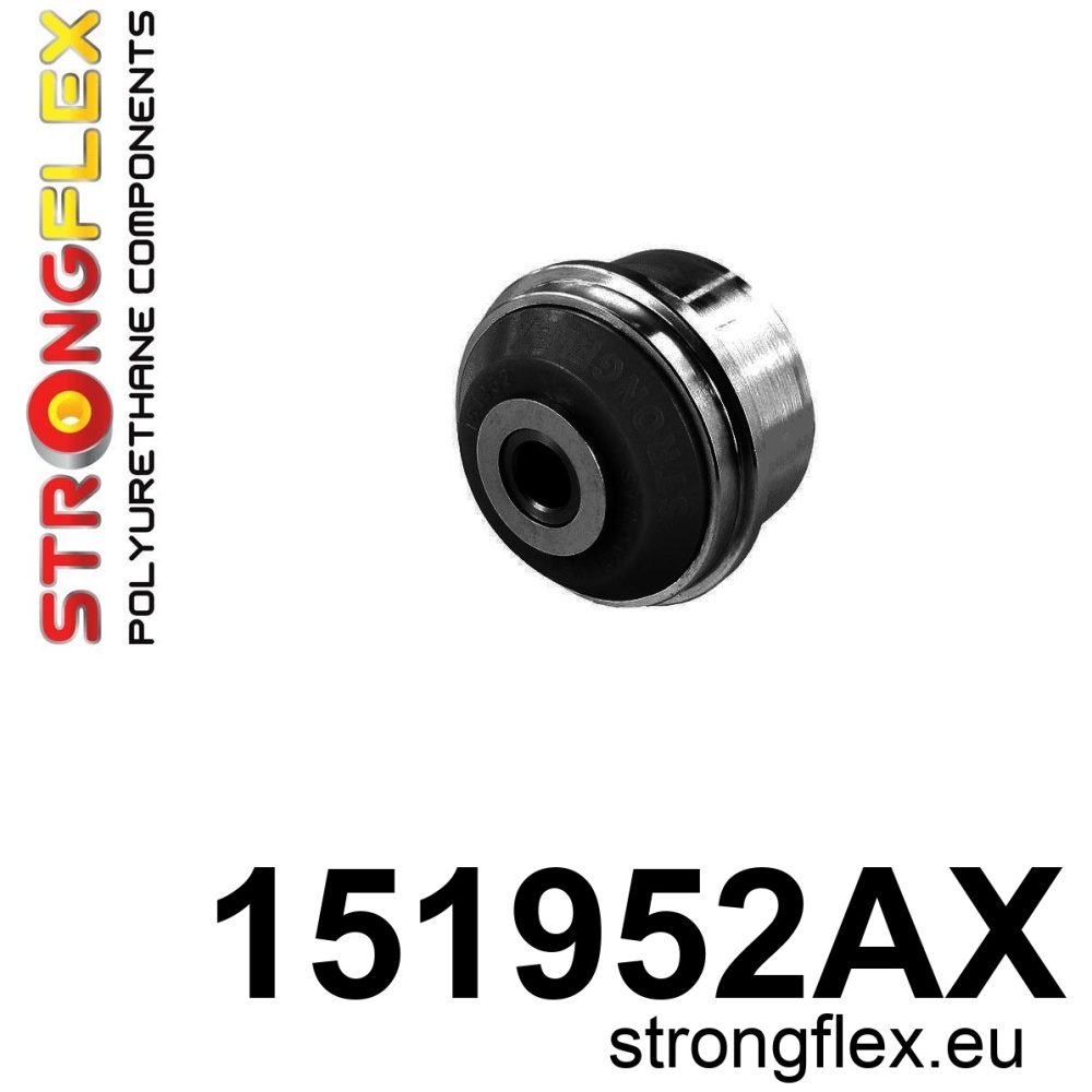 Strongflex Renault Mégane Vooras draagarm achterste rubber SPORT ZWART – 151952AX