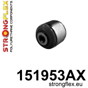 Strongflex Renault Mégane Vooras draagarm achterste rubber SPORT ZWART – 151953AX