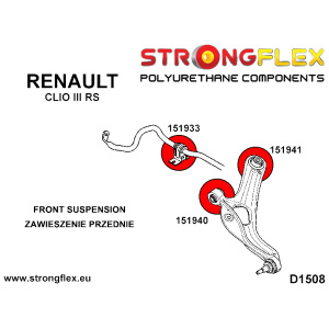 Strongflex Renault Clio Vooras rubberset – 156082B