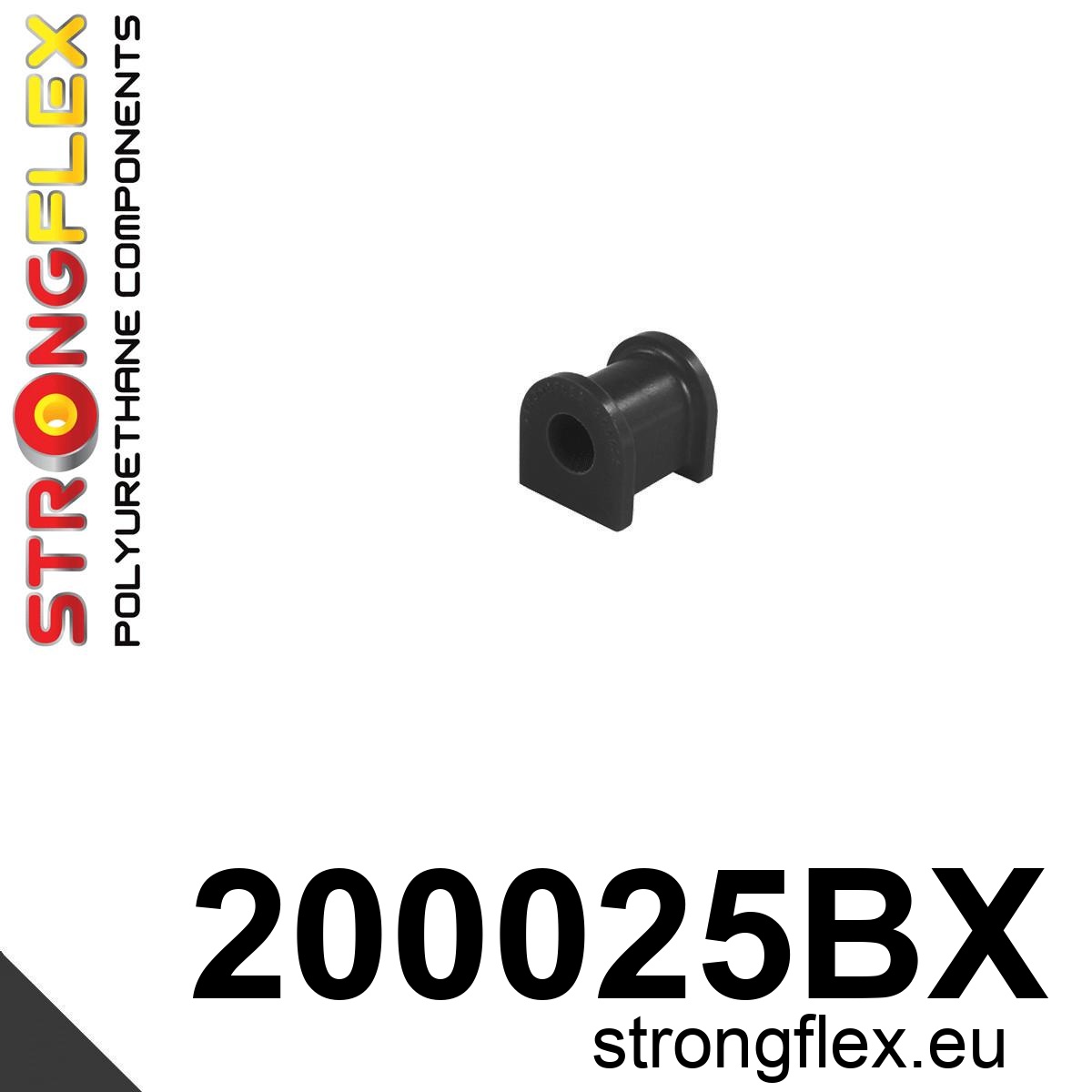 Strongflex Suzuki Kizashi Achterste stabilisatorrubber ZWART – 200025BX 1 Strongflex Suzuki Kizashi Achterste stabilisatorrubber ZWART – 200025BX