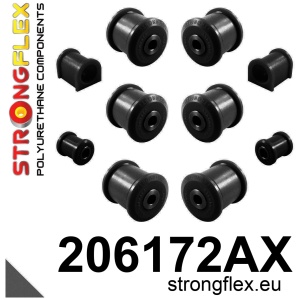 Strongflex Suzuki Jimny / Samurai / Vitara Voorste stabilisatorrubber SPORT ZWART – 200031AX