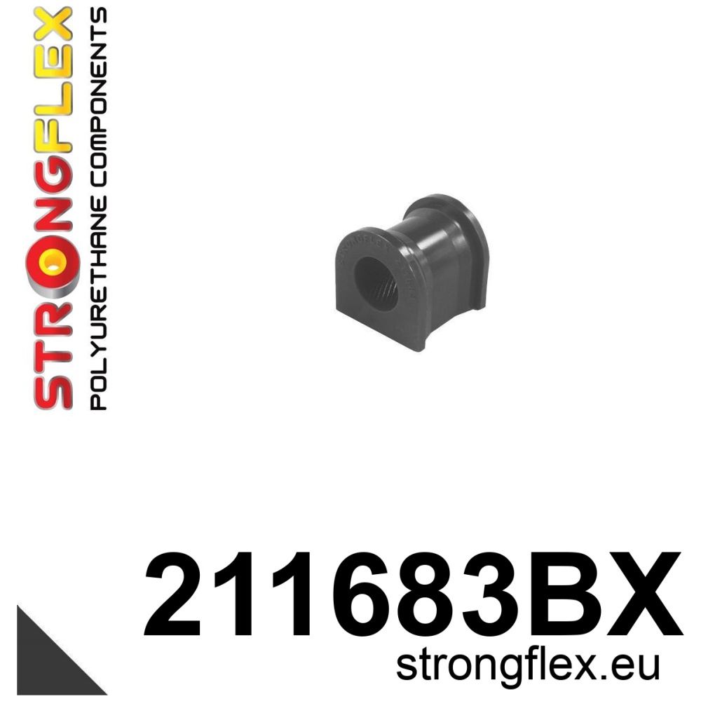 Strongflex Toyota Yaris / Verso Voorste stabilisatorrubber ZWART – 211683BX
