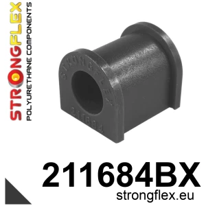 Strongflex Toyota MR2 Voorste stabilisatorrubber ZWART – 211684BX