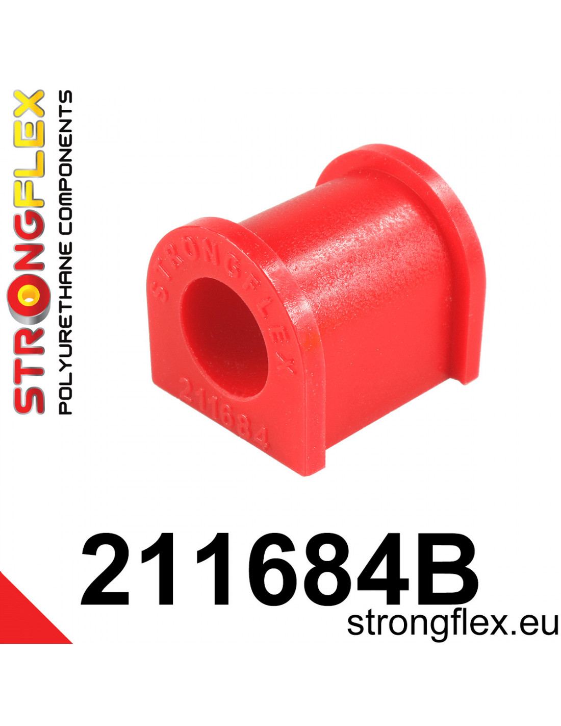 Strongflex Toyota MR2 Voorste stabilisatorrubber – 211684B 1 Strongflex Toyota MR2 Voorste stabilisatorrubber – 211684B