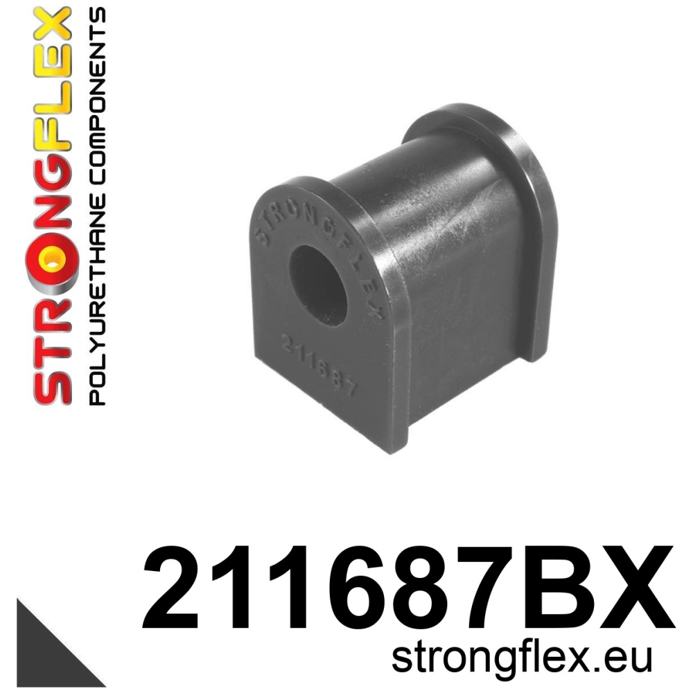 Strongflex Toyota Avensis / MR2 Voorste/achterste stabilisatorrubber ZWART – 211687BX