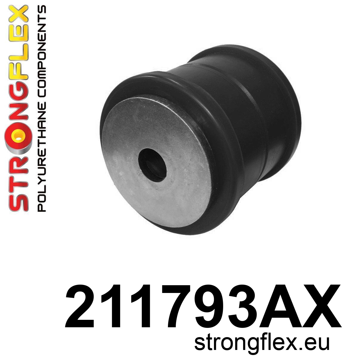 Strongflex Lexus / Toyota Achterste rubber achteras-subframe/ton-lager SPORT ZWART – 211793AX 1 Strongflex Lexus / Toyota Achterste rubber achteras-subframe/ton-lager SPORT ZWART – 211793AX