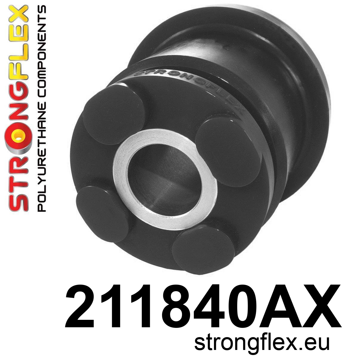 Strongflex Lexus / Toyota Achteras-subframe ton-lager rubber achter SPORT ZWART – 211840AX 1 Strongflex Lexus / Toyota Achteras-subframe ton-lager rubber achter SPORT ZWART – 211840AX