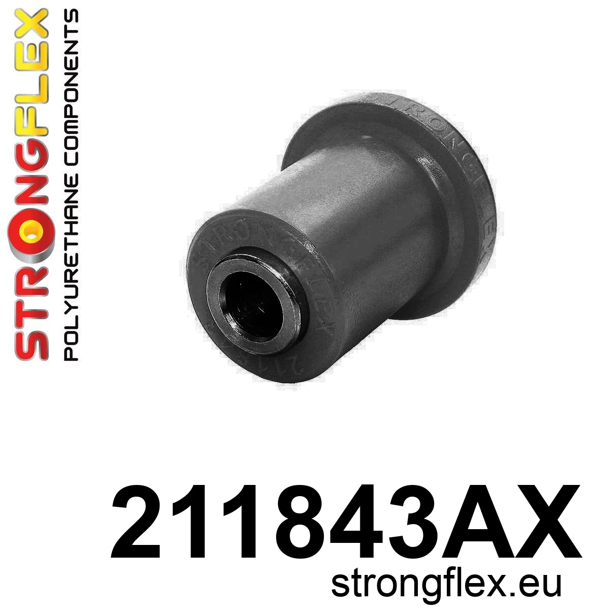Strongflex Toyota Chaser / Cresta / Crown Achterwielophangingsrubberset SPOR SPORT ZWART – 216242AX 1 Strongflex Toyota Chaser / Cresta / Crown Achterste bovenste draagarmrubber SPORT ZWART – 211843AX