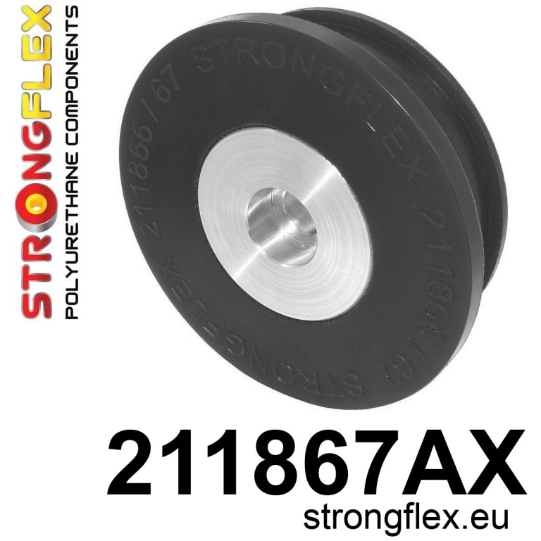 Strongflex Lexus / Toyota Differentieelophanging, achterste rubber SPORT ZWART – 211867AX