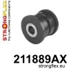 Strongflex Lexus GS / IS / IS-F Achteras bovenste draagarm rubber SPORT ZWART – 211889AX