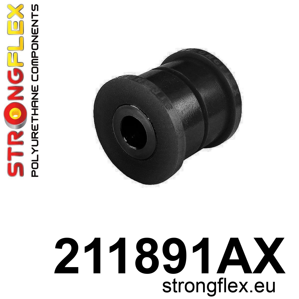 Strongflex Lexus GS / IS-F / IS Achteras achterste draagarm rubber SPORT ZWART – 211891AX 1 Strongflex Lexus GS / IS-F / IS Achteras achterste draagarm rubber SPORT ZWART – 211891AX