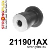 Strongflex Toyota Soarer / Supra Voorasrubber SPORT ZWART – 211901AX