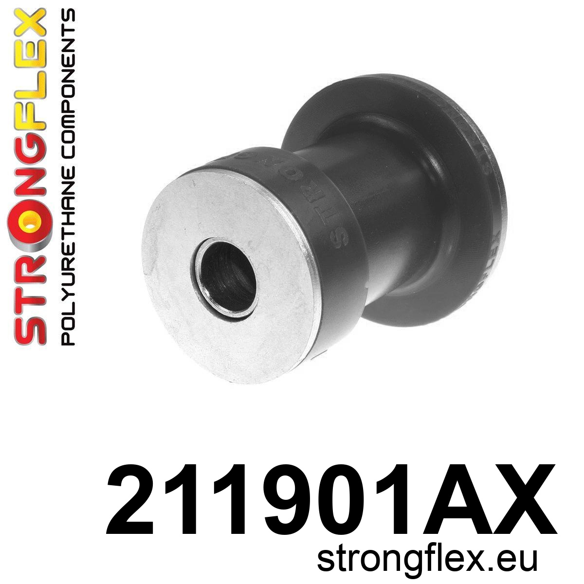 Strongflex Toyota Soarer / Supra Voorasrubber SPORT ZWART – 211901AX 1 Strongflex Toyota Soarer / Supra Voorasrubber SPORT ZWART – 211901AX