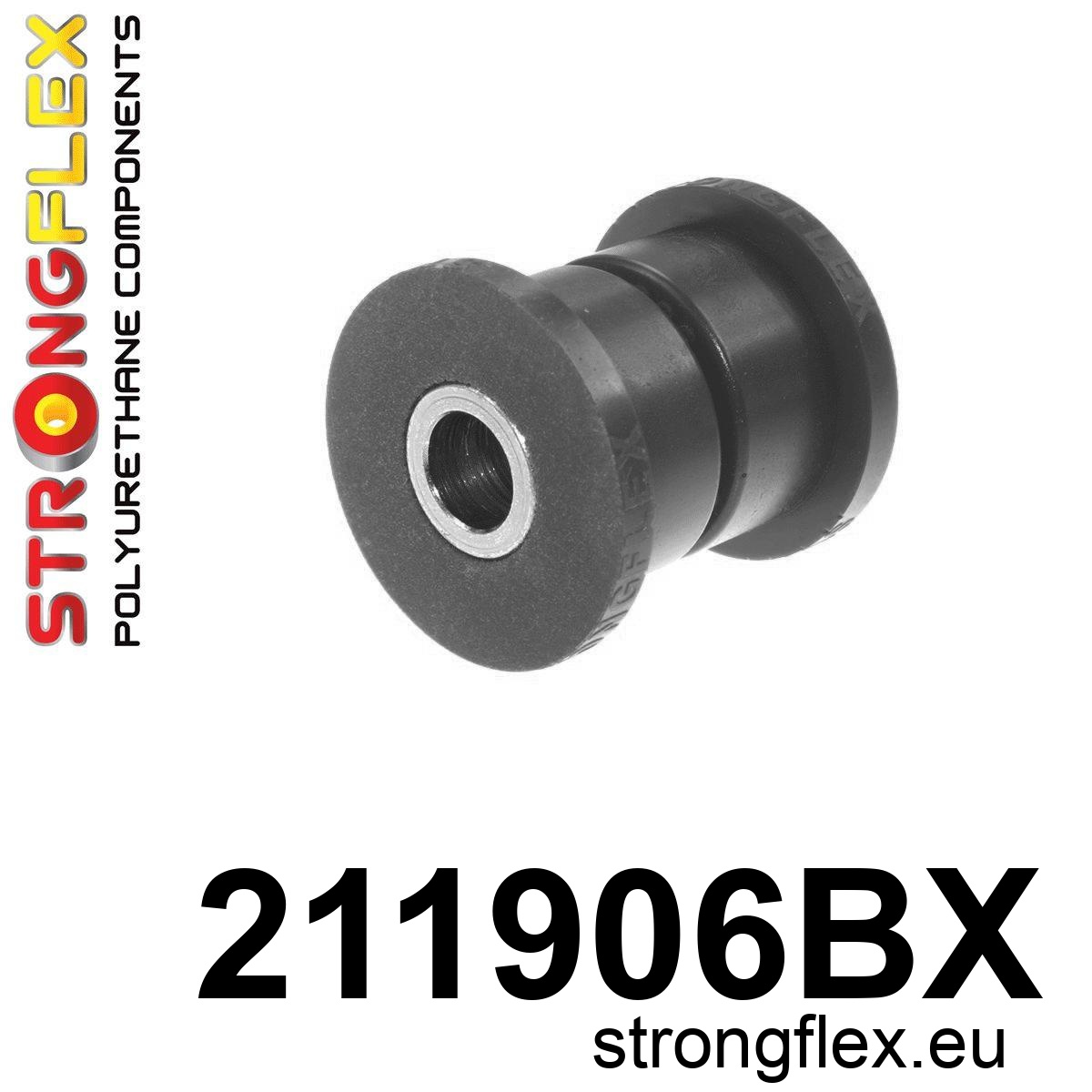 Strongflex Toyota Soarer / Supra Achterste bovenste draagarmrubber ZWART – 211906BX 1 Strongflex Toyota Soarer / Supra Achterste bovenste draagarmrubber ZWART – 211906BX
