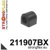 Strongflex Toyota Soarer / Supra Stabilisatorrubber achter ZWART – 211907BX