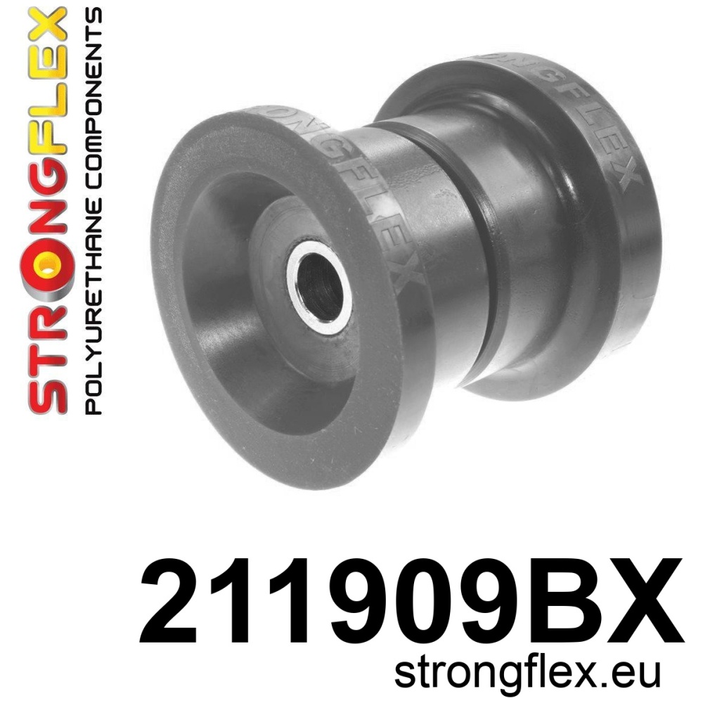 Strongflex Toyota Supra Achteras-subframe – voorste rubber ZWART – 211909BX