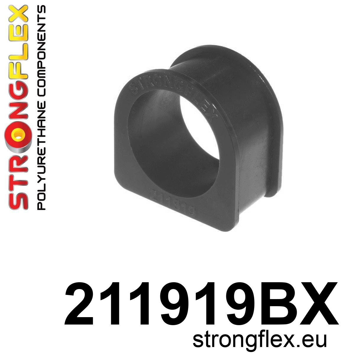 Strongflex Lexus / Toyota Lenkklemrubber ZWART – 211919BX 1 Strongflex Lexus / Toyota Lenkklemrubber ZWART – 211919BX