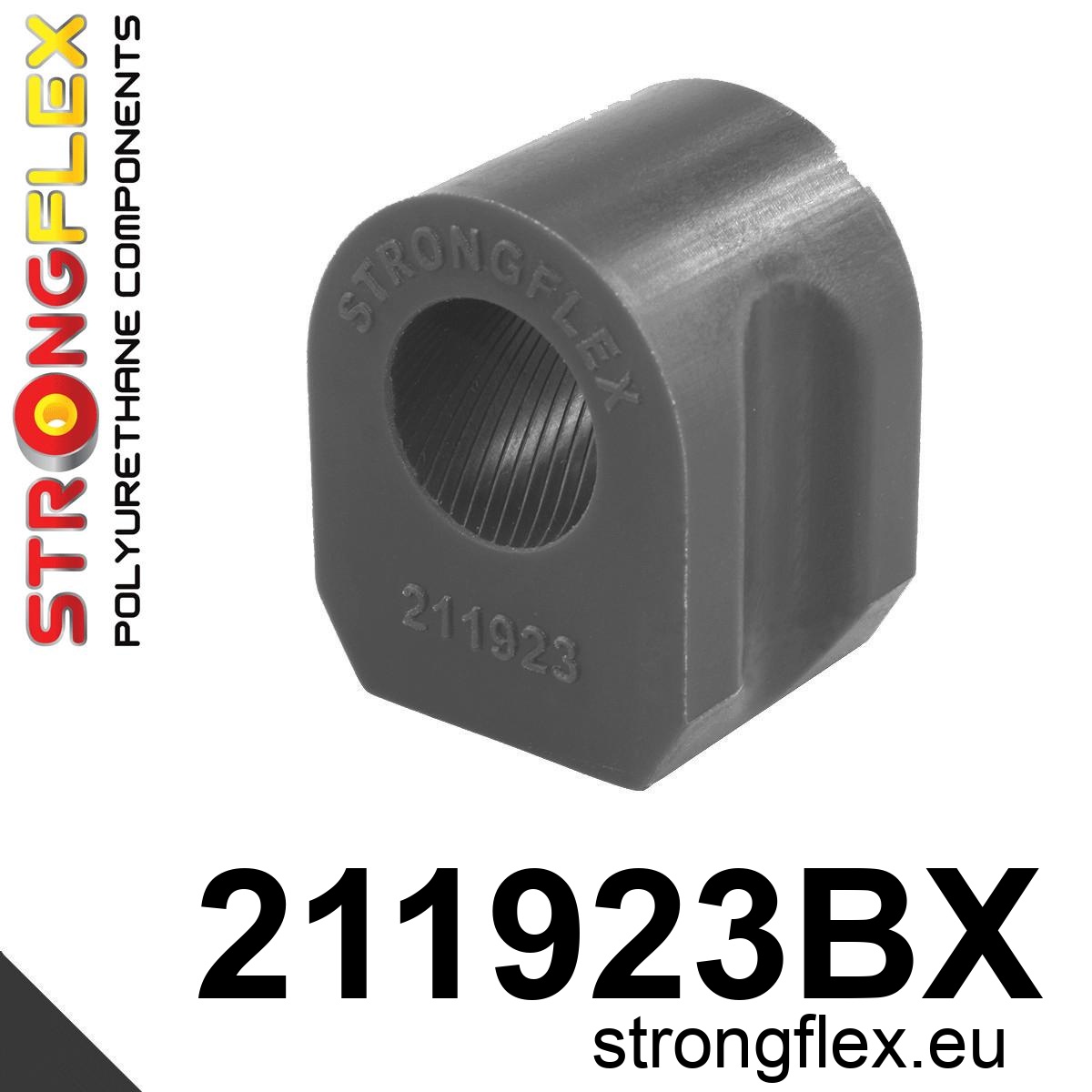 Strongflex Lexus / Toyota Achterste stabilisatorrubber ZWART – 211923BX 1 Strongflex Lexus / Toyota Achterste stabilisatorrubber ZWART – 211923BX