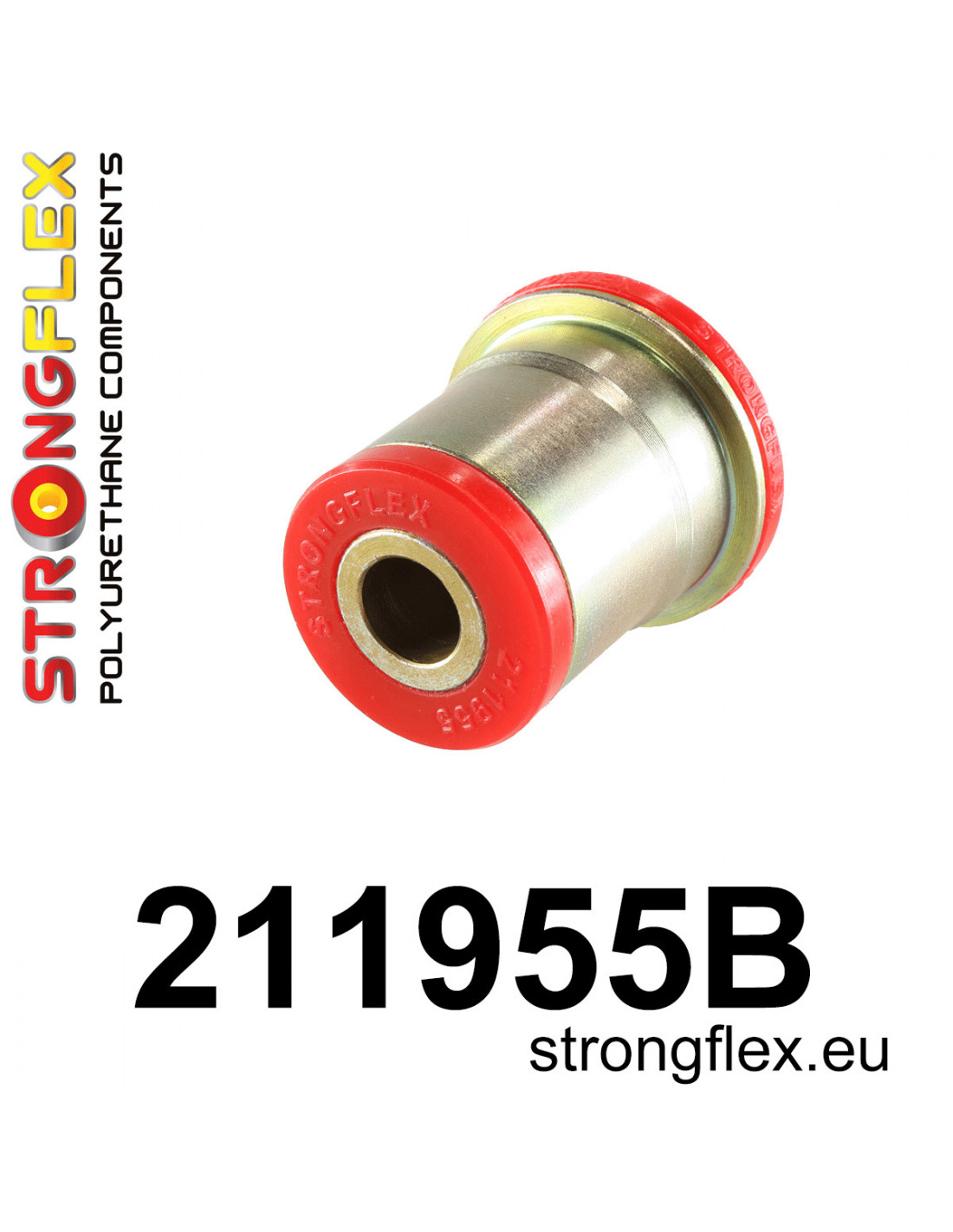 Strongflex Lexus / Toyota Achterste onderste draagarm - binnenzijderubber – 211955B 1 Strongflex Lexus / Toyota Achterste onderste draagarm - binnenzijderubber – 211955B