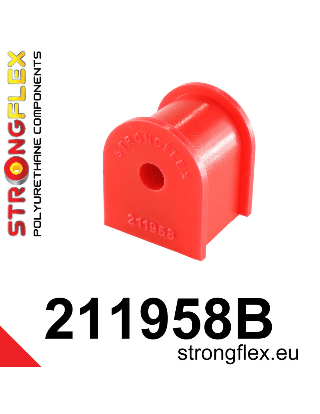 Strongflex Lexus / Toyota Achterste stabilisatorrubber – 211958B 1 Strongflex Lexus / Toyota Achterste stabilisatorrubber – 211958B