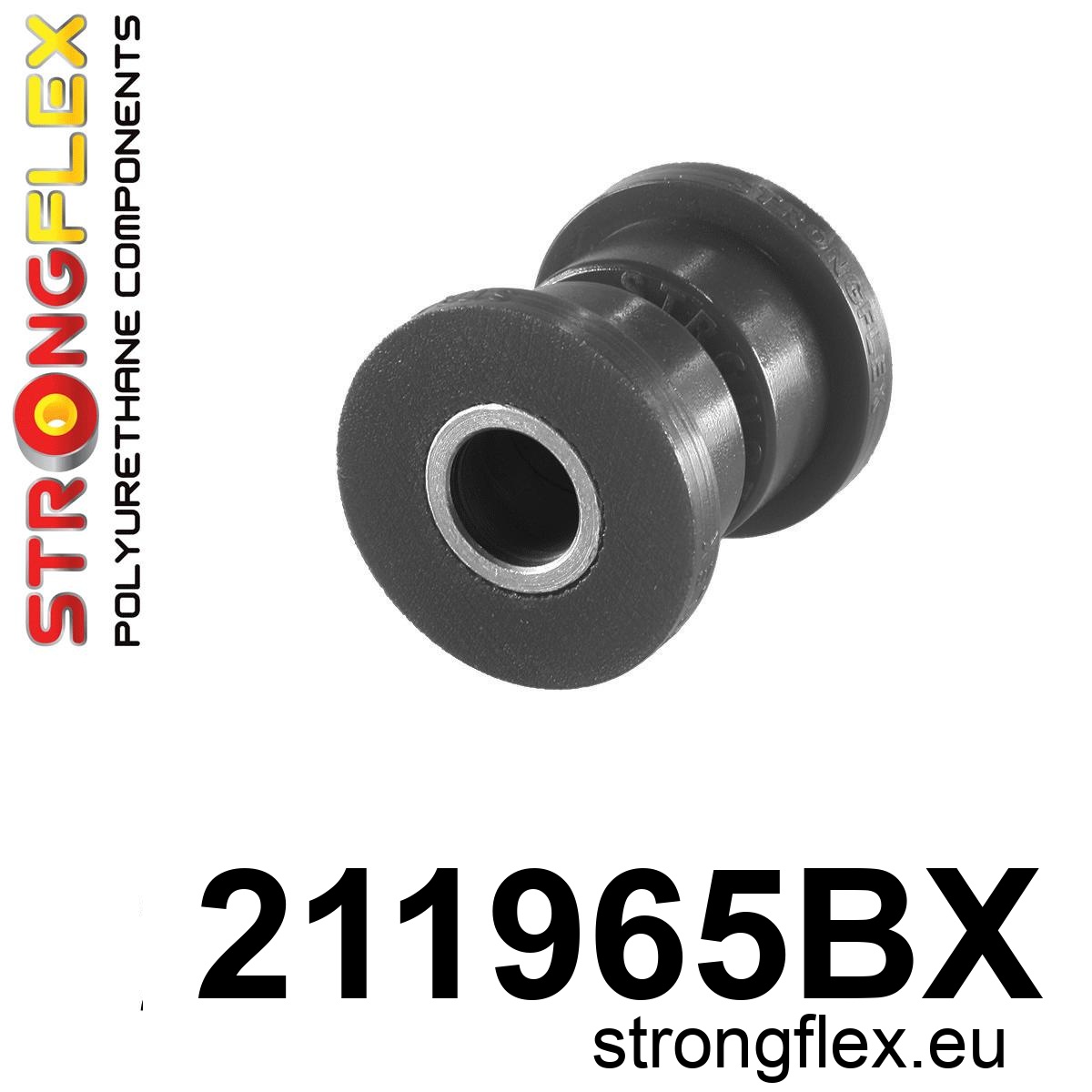 Strongflex Toyota Celica Achterste langsdraagarm - voorste binnenzijderubber ZWART – 211965BX 1 Strongflex Toyota Celica Achterste langsdraagarm – voorste binnenzijderubber ZWART – 211965BX