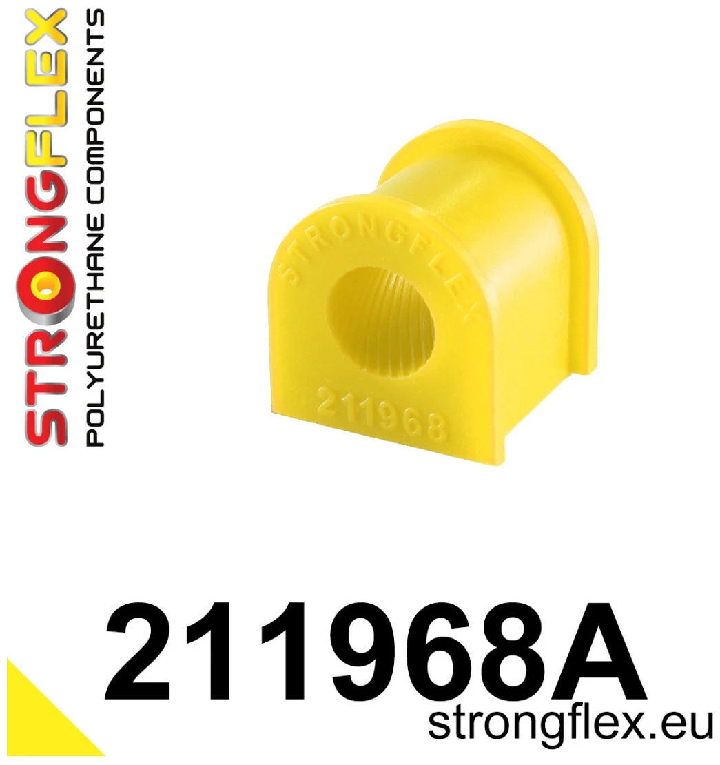 Strongflex Toyota Camry / Carina / Celica Achterste stabilisatorrubber SPORT – 211968A 1 Strongflex Toyota Camry / Carina / Celica Achterste stabilisatorrubber SPORT – 211968A