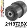 Strongflex Toyota Corolla Achterbalkrubber ZWART – 211972BX
