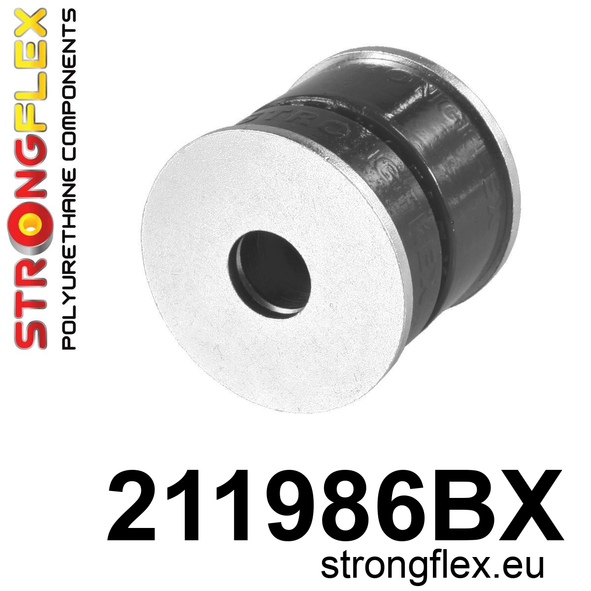Strongflex Toyota Celica Vooras-subframe/subframe achterste rubber ZWART – 211986BX 1 Strongflex Toyota Celica Vooras-subframe/subframe achterste rubber ZWART – 211986BX