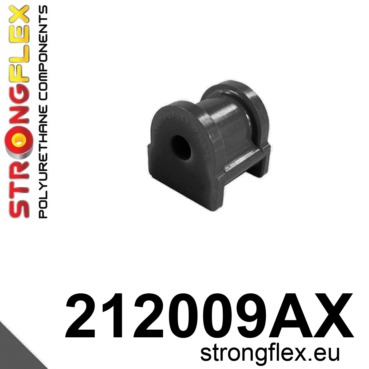 Strongflex Lexus GS / IS / RC Achterste stabilisatorrubber SPORT ZWART – 212009AX 1 Strongflex Lexus GS / IS / RC Achterste stabilisatorrubber SPORT ZWART – 212009AX