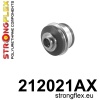 Strongflex Citroën / Peugeot / Toyota Vooras draagarm achterste rubber SPORT ZWART – 212021AX