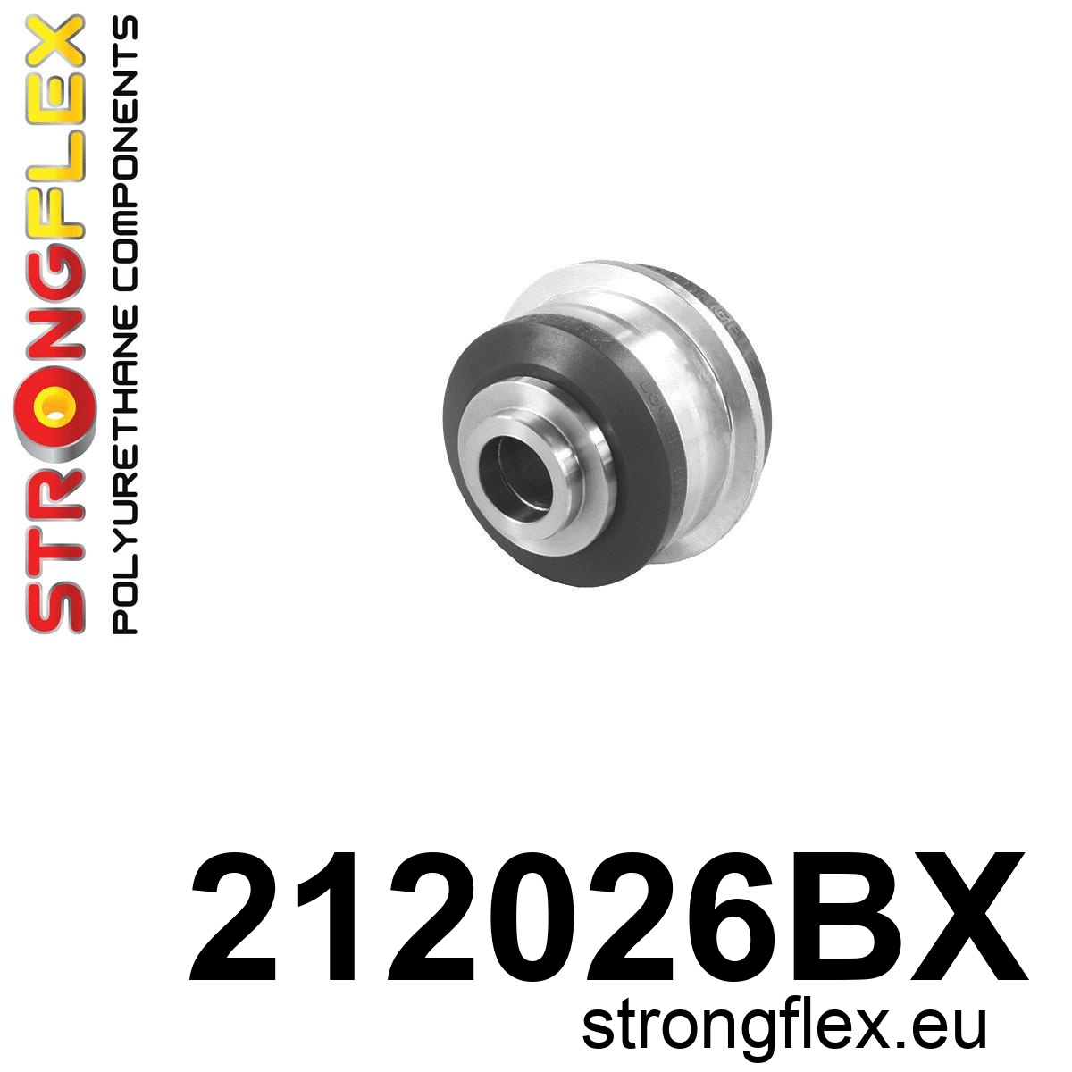 Strongflex Subaru / Toyota Vooras draagarm achterste rubber ZWART – 212026BX 1 Strongflex Subaru / Toyota Vooras draagarm achterste rubber ZWART – 212026BX