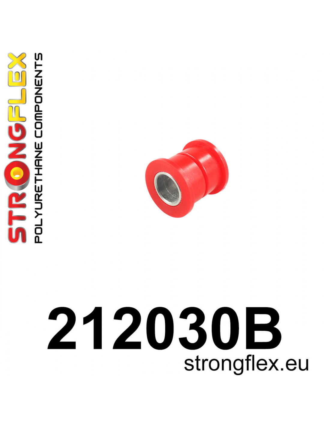 Strongflex Toyota Paseo / Starlet / Tercel Rubber panhardstang - naar achterbalk – 212030B 1 Strongflex Toyota Paseo / Starlet / Tercel Rubber panhardstang - naar achterbalk – 212030B