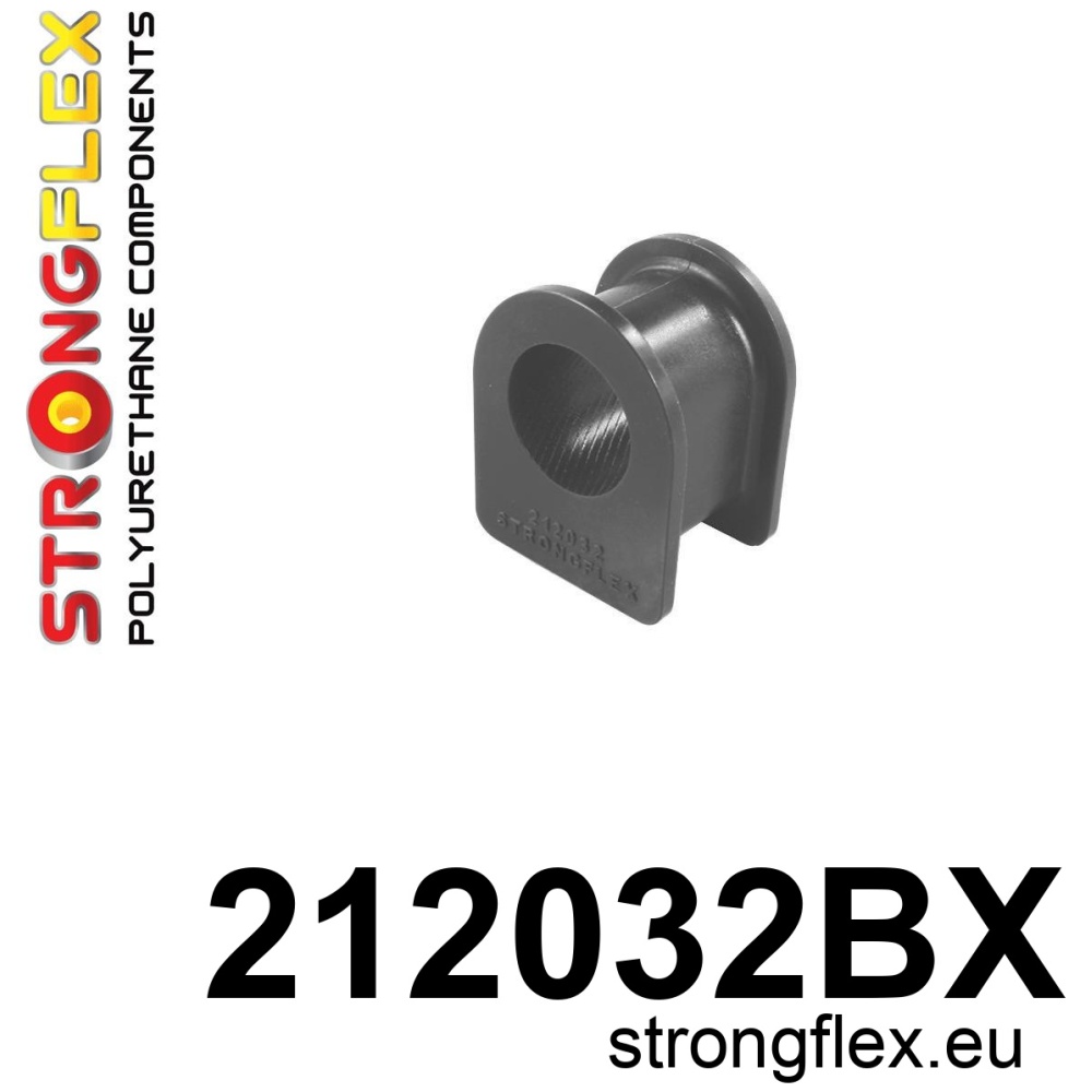 Strongflex Toyota Starlet / Tercel Stuurhuisrubber 29mm ZWART – 212032BX