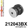 Strongflex Lexus RX Achterdifferentieel – rubber voor ZWART – 212043BX