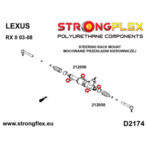 Strongflex Lexus RX Stuurhuisrubber SPORT – 212050A