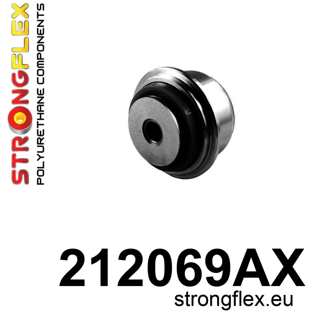 Strongflex Toyota Corolla / Yaris Achteras achterste draagarm rubber SPORT ZWART – 212069AX