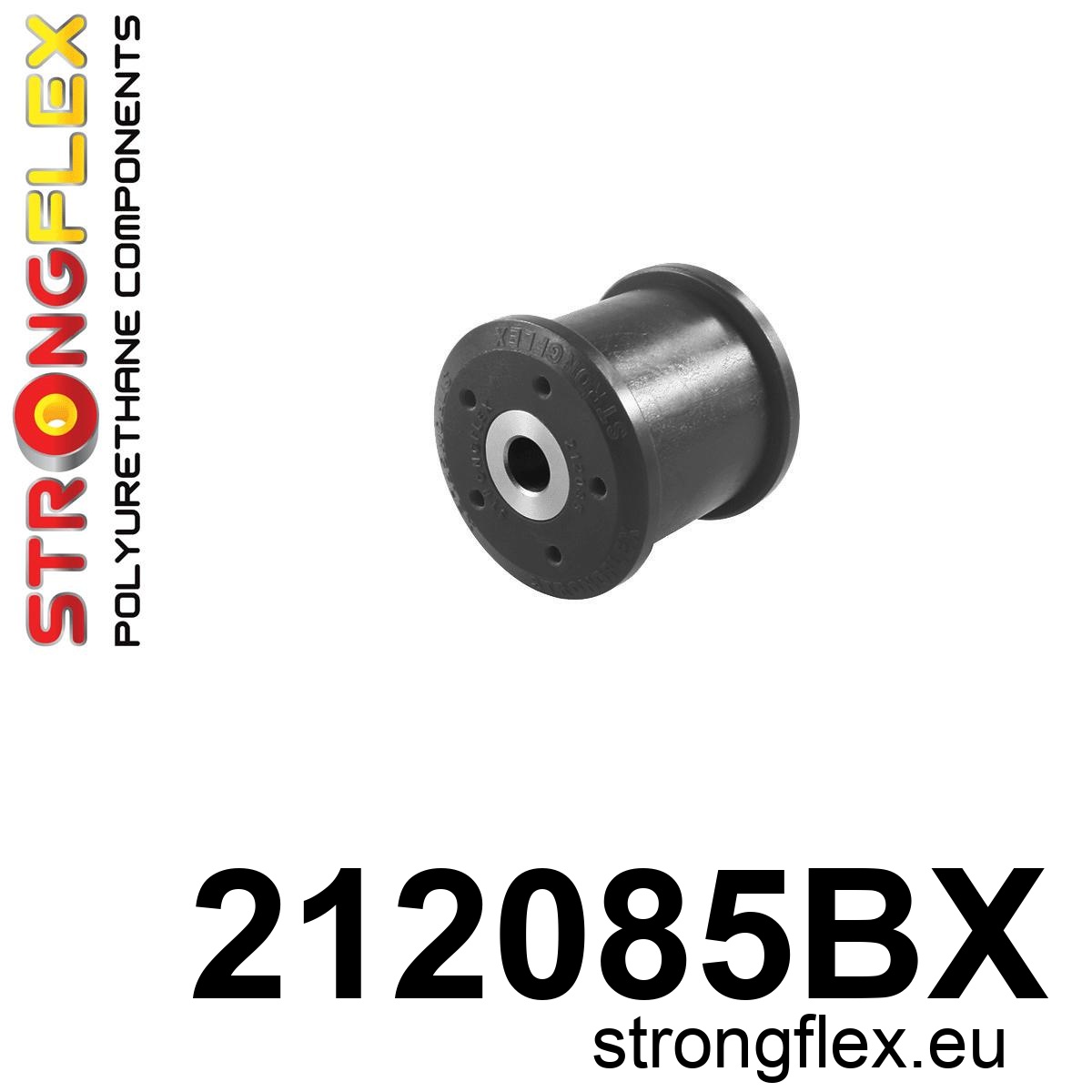 Strongflex Toyota Corolla Steunrubber voor achterste differentieel ZWART – 212085BX 1 Strongflex Toyota Corolla Steunrubber voor achterste differentieel ZWART – 212085BX