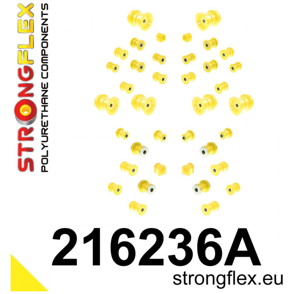 Strongflex Toyota Soarer / Supra Complete set ophangingsrubber SPORT – 216236A