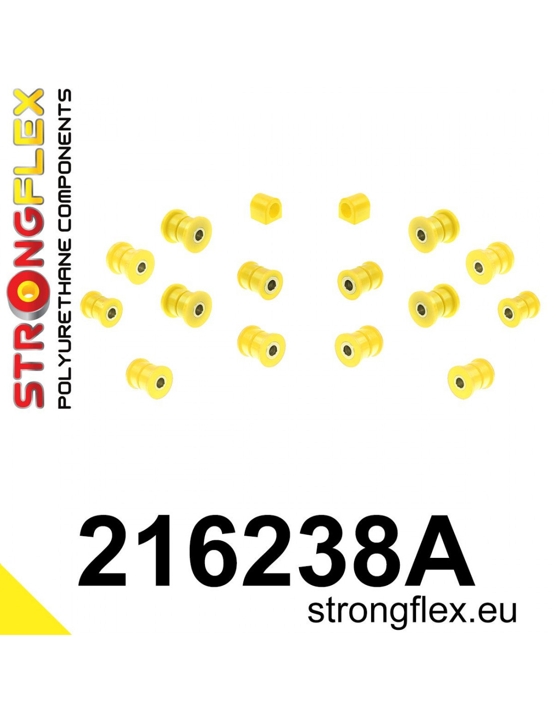 Strongflex Toyota Soarer / Supra Achterwielophangings rubberset SPORT – 216238A 1 Strongflex Toyota Soarer / Supra Achterwielophangings rubberset SPORT – 216238A