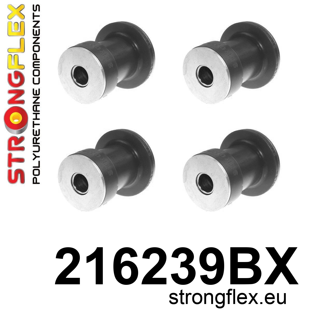 Strongflex Toyota Soarer / Supra Vooras rubberset ZWART – 216239BX 2 Strongflex Toyota Soarer / Supra Vooras rubberset ZWART – 216239BX