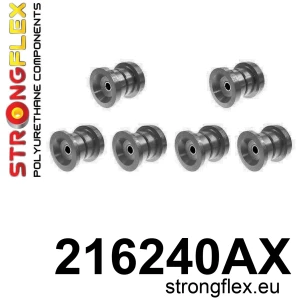 Strongflex Toyota Supra Achteras-subframe – voorste rubber SPORT ZWART – 211909AX