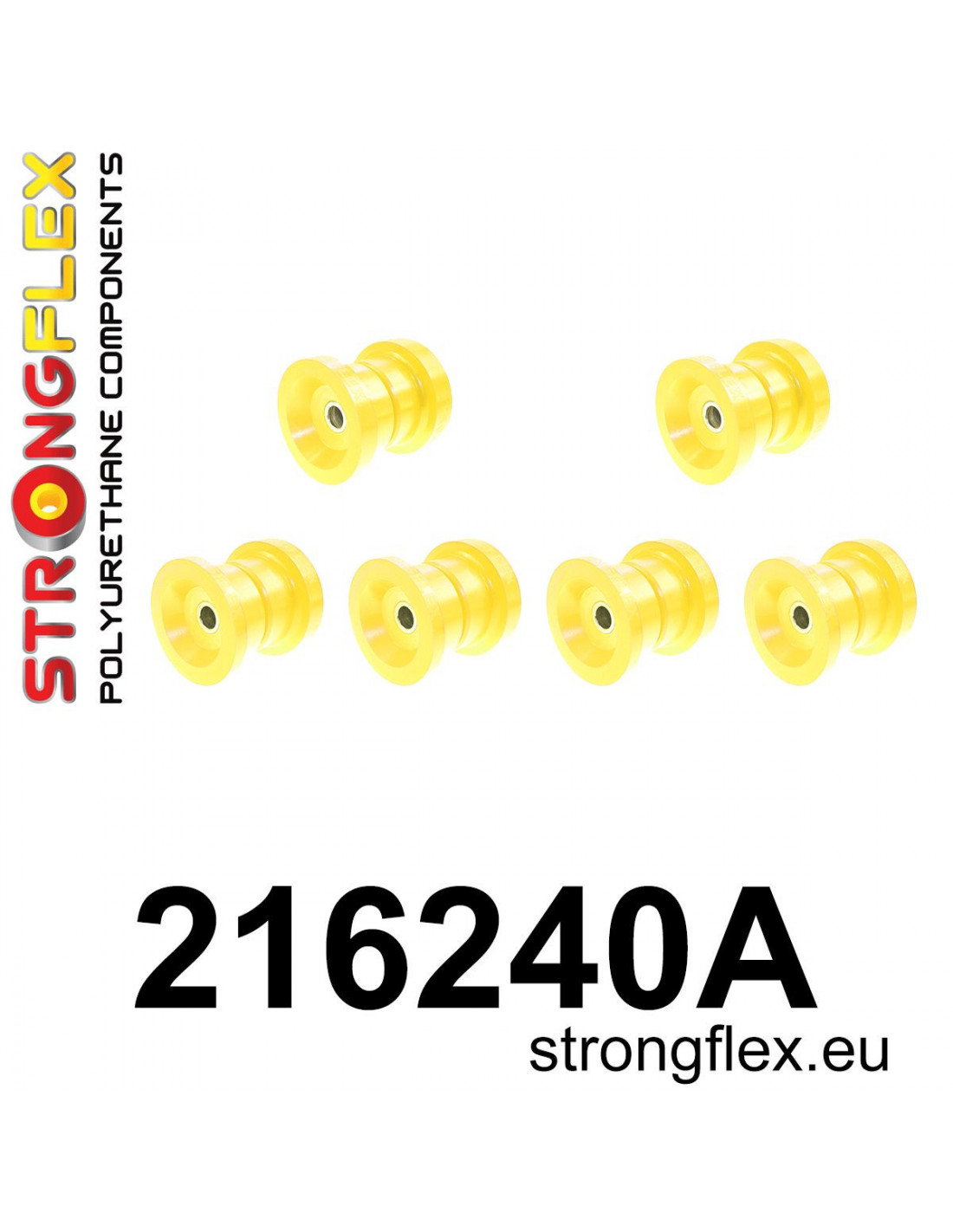 Strongflex Toyota Soarer / Supra Achteras rubberset SPORT – 216240A 1 Strongflex Toyota Soarer / Supra Achteras rubberset SPORT – 216240A