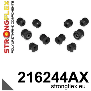 Strongflex Lexus / Toyota Voorste stabilisatorrubber SPORT ZWART – 211911AX
